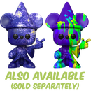 Funko Pop! Fantasia - Sorcerer Mickey Purple & Green Artist Series 80th Anniversary with Pop! Protector - The Amazing Collectables