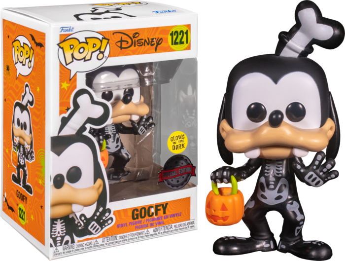 Funko Pop! Disney - Goofy as Skeleton Halloween Glow in the Dark