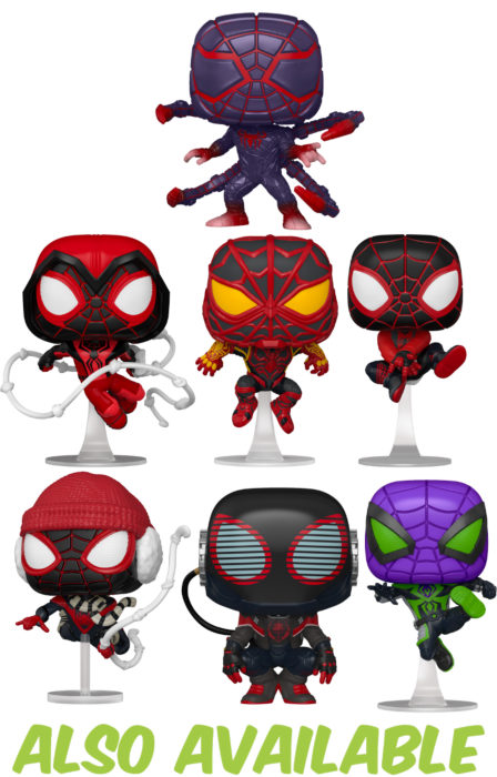 Funko Pop! Marvel’s Spider-Man: Miles Morales - Miles Morales in Crimson Cowl Suit