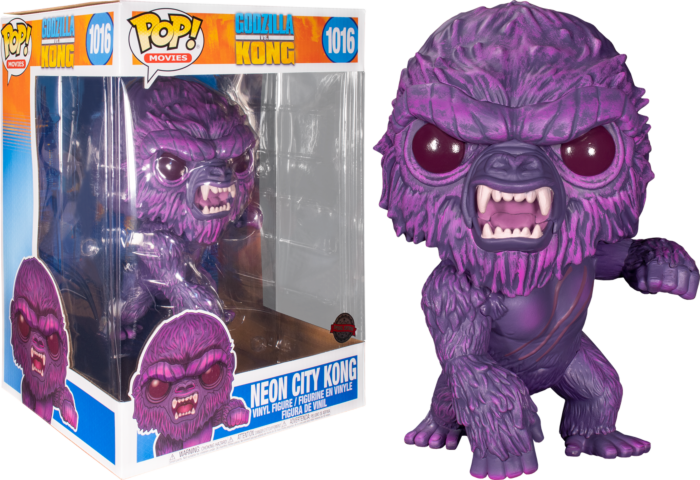 Funko Pop! Godzilla vs Kong - Kong Purple City Lights 10"