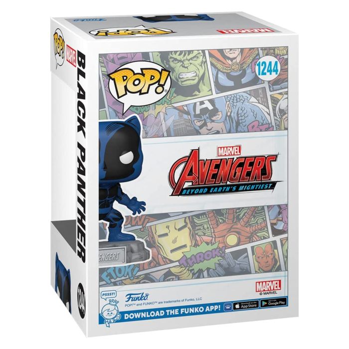 Funko Pop! Avengers: Beyond Earth's Mightiest - Black Panther 60th Anniversary with Enamel Pin