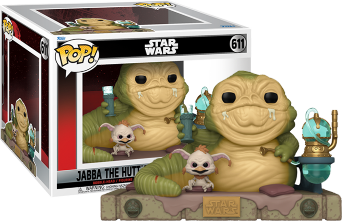 Funko Pop! Star Wars Episode VI: Return of the Jedi - Jabba the Hutt & Salacious B. Crumb 40th Anniversary Deluxe - 2-Pack