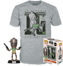 Funko Pop! Star Wars: The Mandalorian - IG-11 with The Child (Baby Yoda) Pop! Vinyl Figure & T-Shirt Box Set - The Amazing Collectables