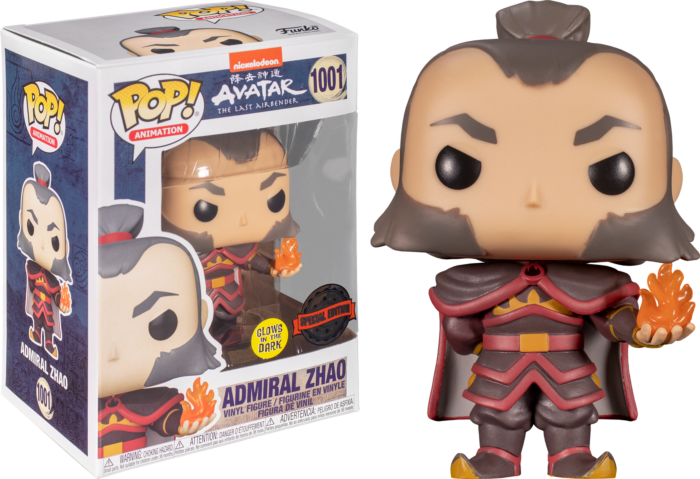 Funko Pop! Avatar: The Last Airbender - Admiral Zhao with Fireball Glow in the Dark