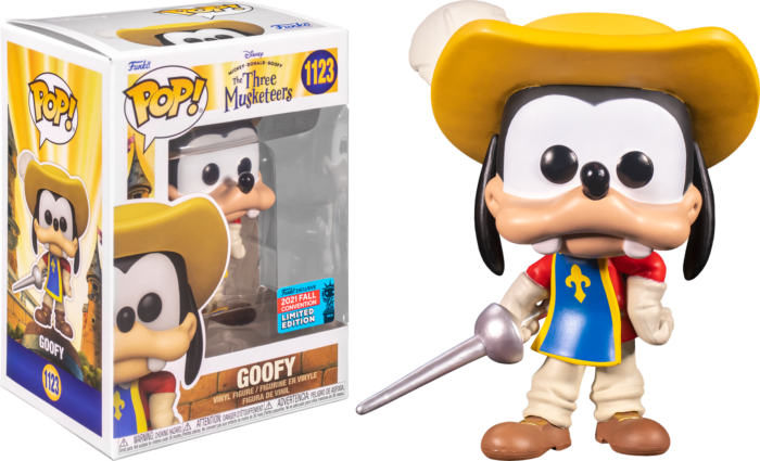 Funko Pop! Mickey, Donald, Goofy: The Three Musketeers - Goofy
