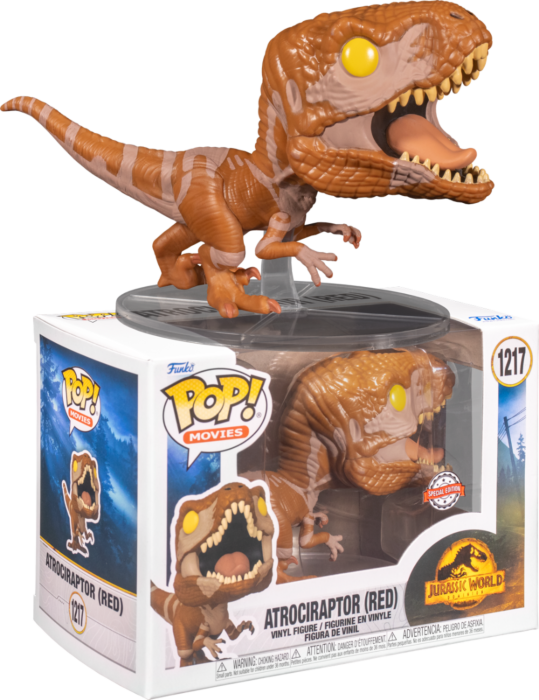 Funko Pop! Jurassic World: Dominion - Atrociraptor Red