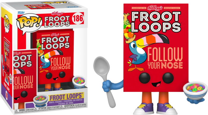 Funko Pop! Kellogg's - Froot Loops Cereal Box