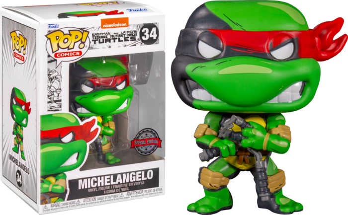 Funko Pop! Teenage Mutant Ninja Turtles (1984) - Michelangelo Comic