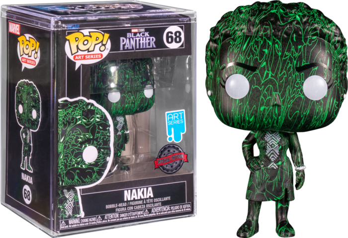 Funko Pop! Black Panther: Legacy - Nakia Damion Scott Artist Series with Pop! Protector