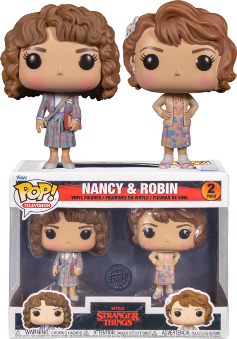 Funko Pop! Stranger Things 4 - Nancy and Robin - 2-Pack - The Amazing Collectables