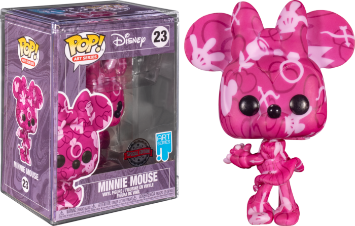 Funko Pop! Disney - Mickey Mouse & Minnie Mouse Artist Series with Pop! Protector - Bundle (Set of 2) - The Amazing Collectables