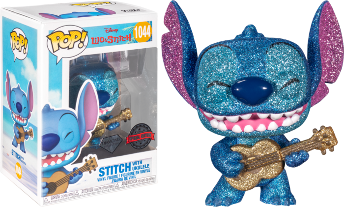 Funko Pop! Lilo & Stitch - Stitch with Ukulele Diamond Glitter