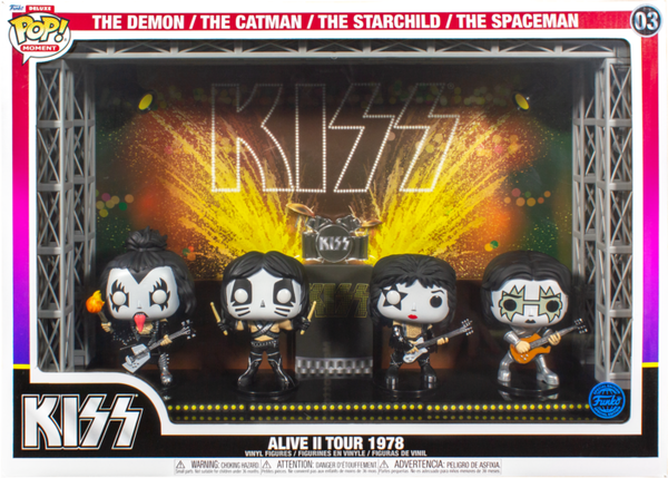 Funko Pop! Kiss - II 1978 Tour Deluxe Moment #03 - 4-Pack | The Amazing Collectables
