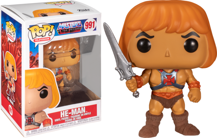 Funko Pop! Masters of the Universe - He-Man with Lightning Sword Flocked
