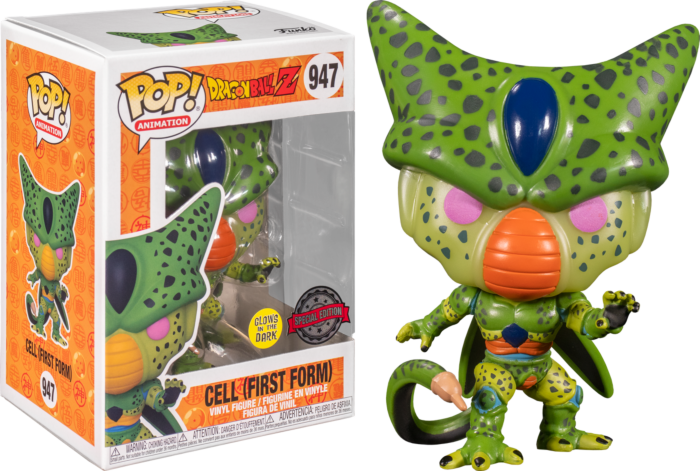 Funko Pop! Dragon Ball Z - Cell First Form Glow in the Dark