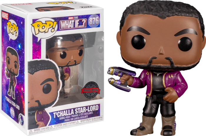 Funko Pop! Marvel: What If… - T’Challla Star-Lord Unmasked