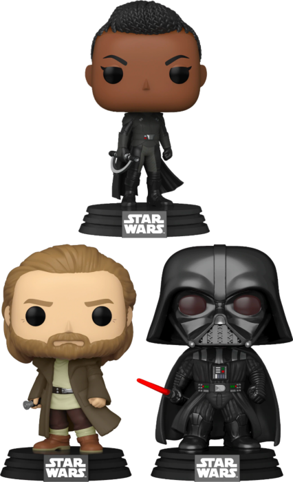 Funko Pop! Star Wars: Obi-Wan Kenobi - You’ll Obi-Want This Pop - Bundle (Set of 3) - The Amazing Collectables