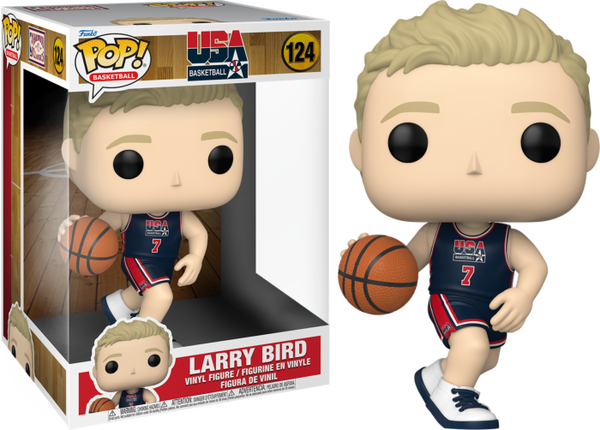 Funko Pop! NBA Basketball - Larry Bird 1992 Team USA Blue Jersey 10 Jumbo  #124