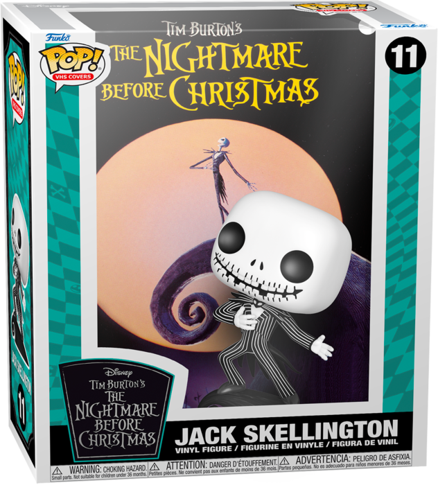 Funko Pop! VHS Covers - The Nightmare Before Christmas - Jack Skellington on Spiral Hill - The Amazing Collectables