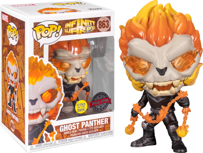 Funko Pop! Infinity Warps - Ghost Panther Glow in the Dark