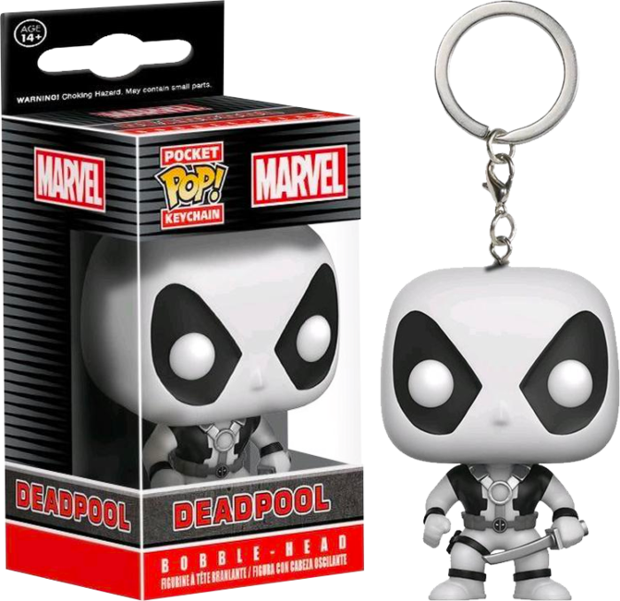 Funko Pocket Pop! Keychain - Deadpool - White X-Force - The Amazing Collectables
