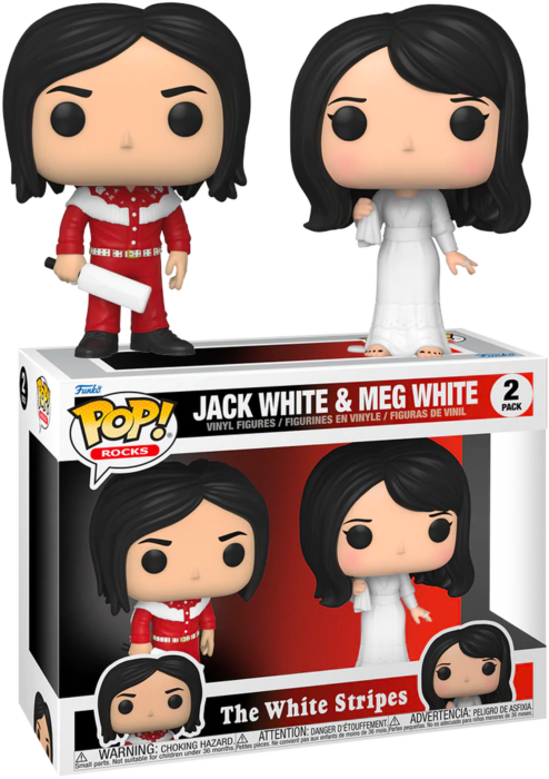 Funko Pop! The White Stripes - Jack White & Meg White - 2-Pack - The Amazing Collectables