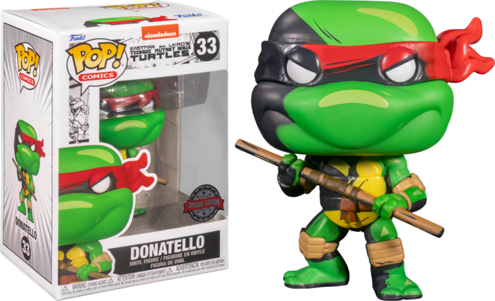 Funko Pop! Teenage Mutant Ninja Turtles (1984) - Donatello Comic