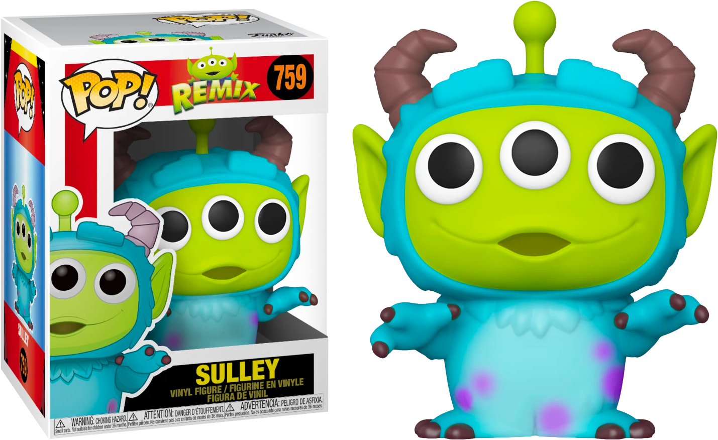 Giv rettigheder Omkreds magi Funko Pop! Pixar - Alien Remix Sulley #759 | The Amazing Collectables