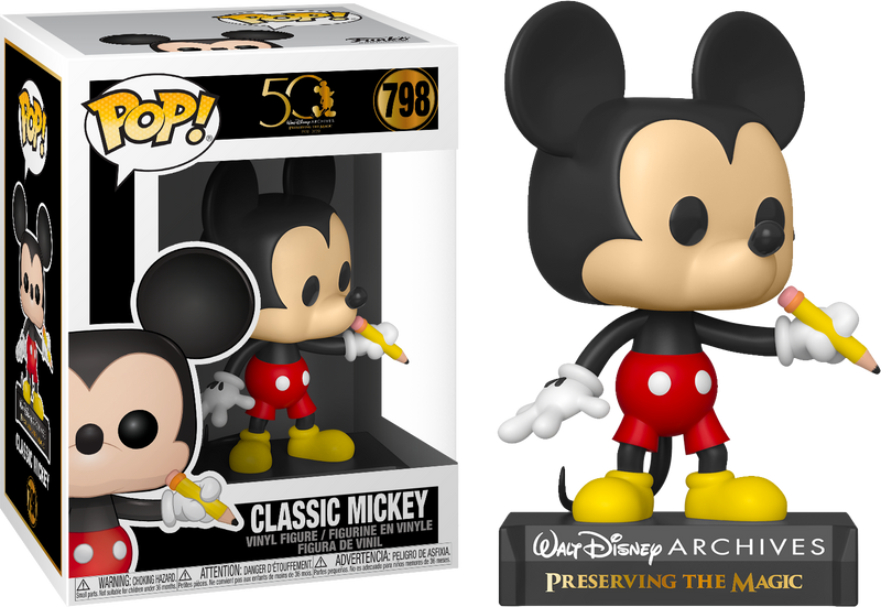 Funko Pop! Walt Disney Archives - Classic Mickey Mouse 50th Anniversary