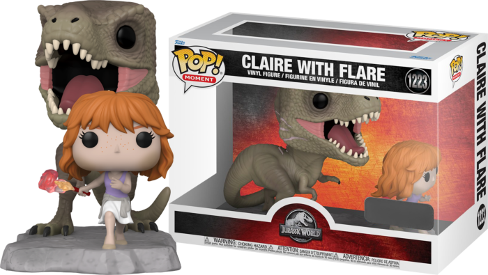 Funko Pop! Jurassic World: Dominion - Claire with Flare Movie Moment