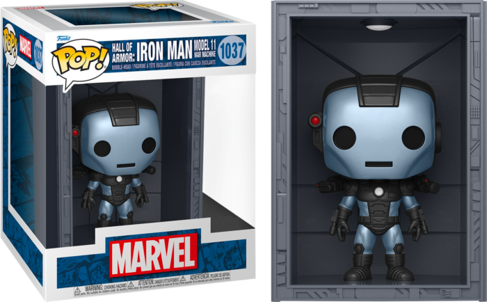 Funko Pop! Iron Man: Hall of Armor - Model 11 War Machine Metallic Deluxe
