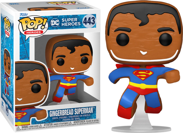 dobbelt halvø automat Funko Pop! DC Super Heroes - Gingerbread Superman #443 | The Amazing  Collectables
