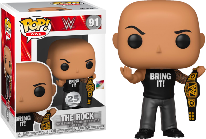 Funko Pop! WWE - The Rock with Championship Belt