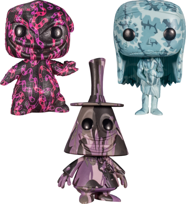 Funko Pop! The Nightmare Before Christmas - Sally, Mayor & Oogie Artist Series - Bundle (Set of 3) - The Amazing Collectables