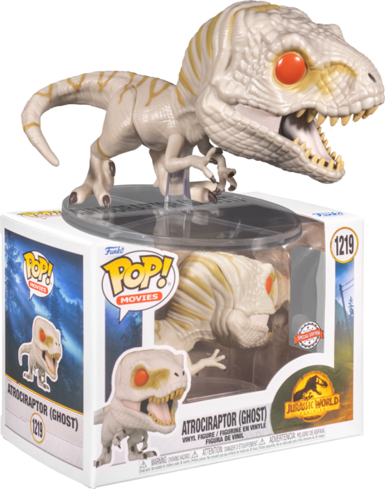 Funko Pop! Jurassic World: Dominion - Atrociraptor Ghost Attack Pose