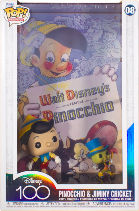 Funko Pop! Movie Posters - Pinocchio (1940) - Pinocchio & Jiminy Cricket