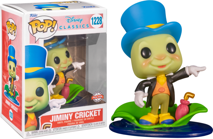 Funko Pop! Pinocchio - Jiminy Cricket on Leaf