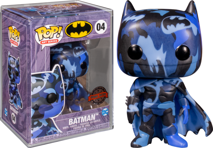 Funko Pop! Batman - Batman Blue & Black Artist Series with Pop! Protector