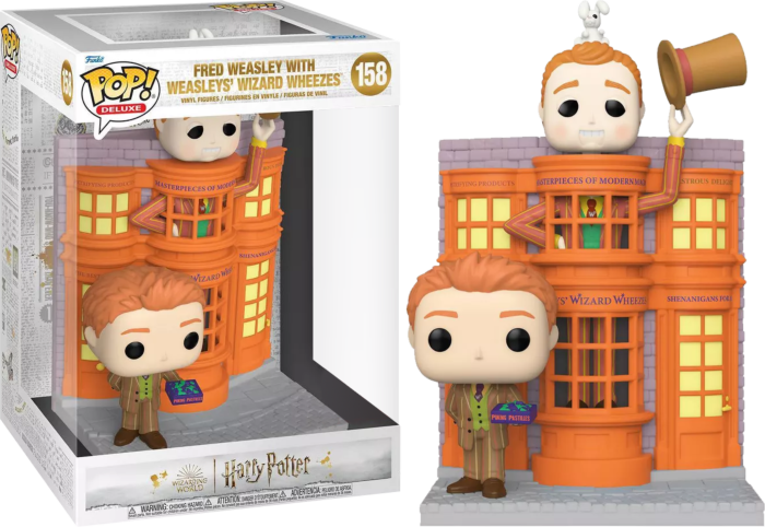Funko Pop! Harry Potter - Fred Weasley with Weasleys' Wizard Wheezes Diagon Alley Diorama Deluxe