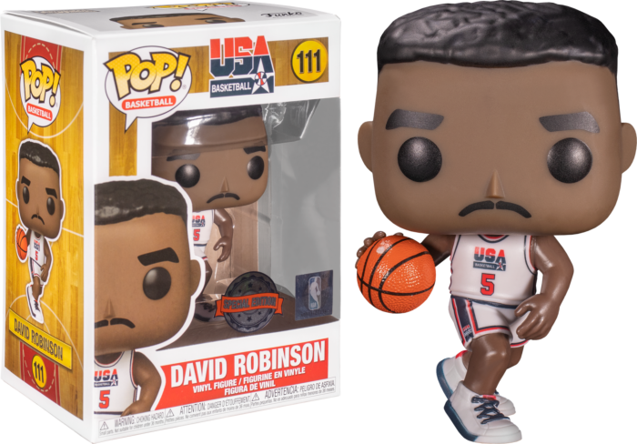 Funko Pop! NBA Basketball - David Robinson 1992 Team USA Jersey