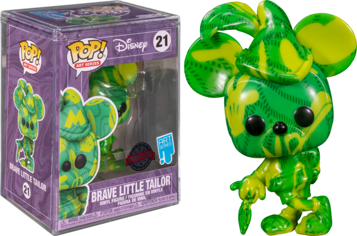 Funko Pop! Mickey Mouse - Brave Little Tailor Mickey Artist Series Pop! Vinyl Figure with Pop! Protector