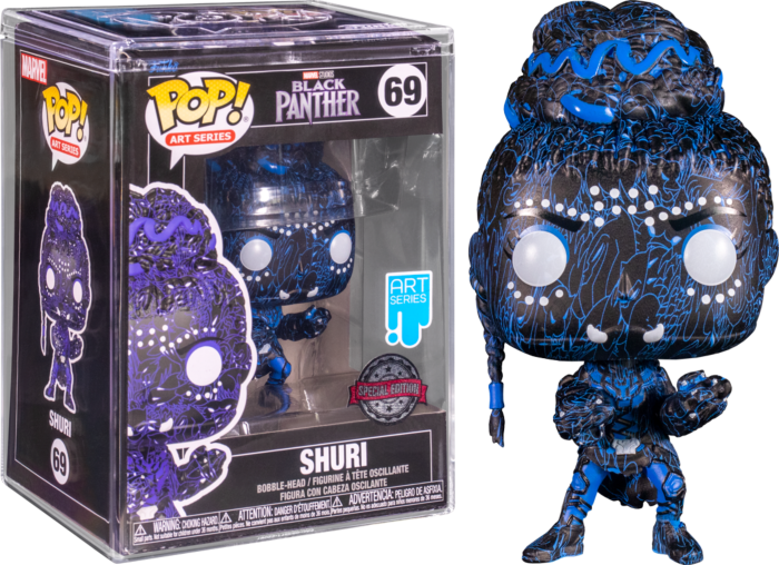 Funko Pop! Black Panther: Legacy - Shuri Damion Scott Artist Series with Pop! Protector