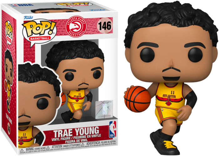 Funko Pop! NBA Basketball - Trae Young Atlanta Hawks 2021 City Edition Jersey