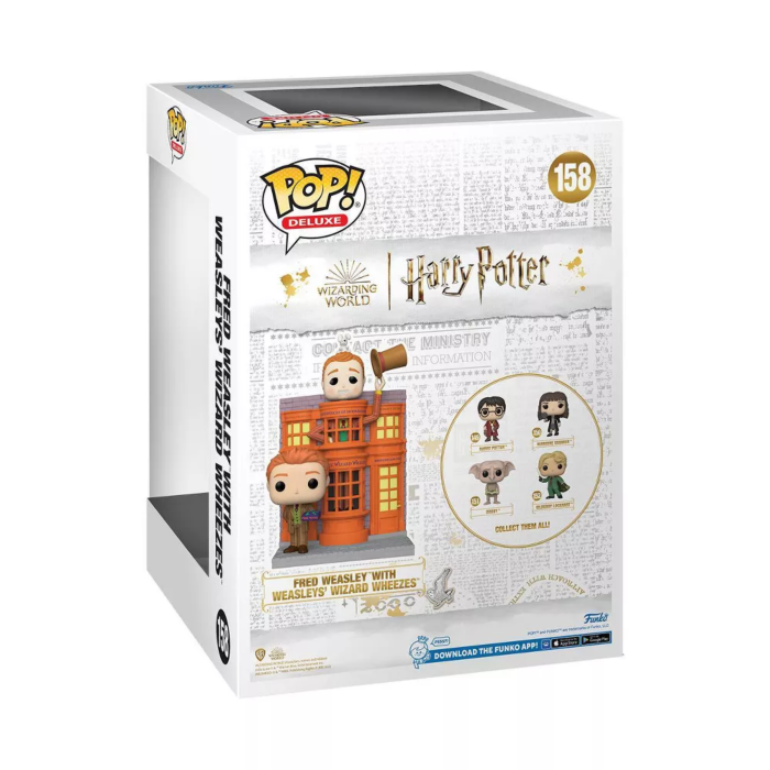 Funko Pop! Harry Potter - Fred Weasley with Weasleys' Wizard Wheezes Diagon Alley Diorama Deluxe