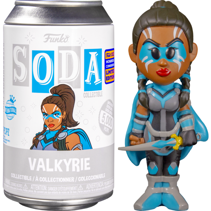 Funko - Thor - Valkyrie - Vinyl SODA Figure in Collector Can (2023 Wondrous Convention Exclusive) - The Amazing Collectables