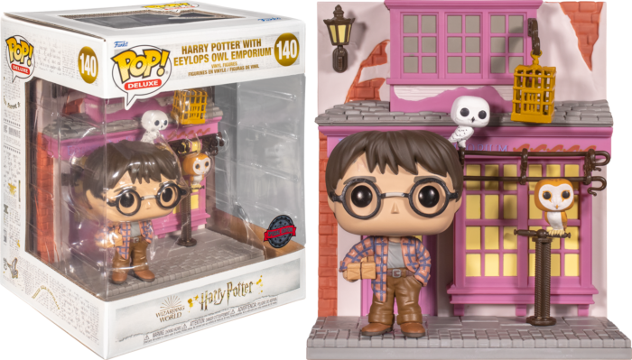 Funko Pop! Harry Potter - Harry Potter with Eeylops Owl Emporium Diagon Alley Diorama Deluxe