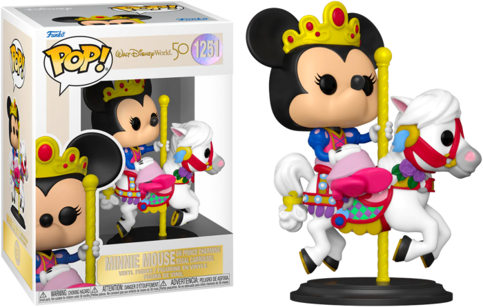 Funko Pop! Walt Disney World: 50th Anniversary - Minnie Mouse on Prince Charming Regal Carrousel