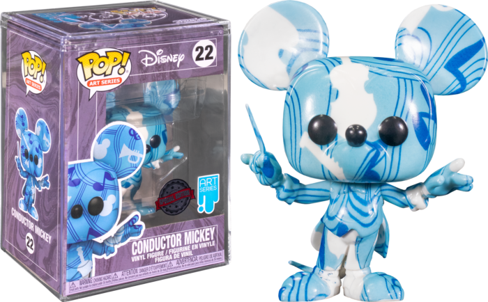 Funko Pop! Mickey Mouse - Conductor Mickey Artist Series Pop! Vinyl Figure with Pop! Protector