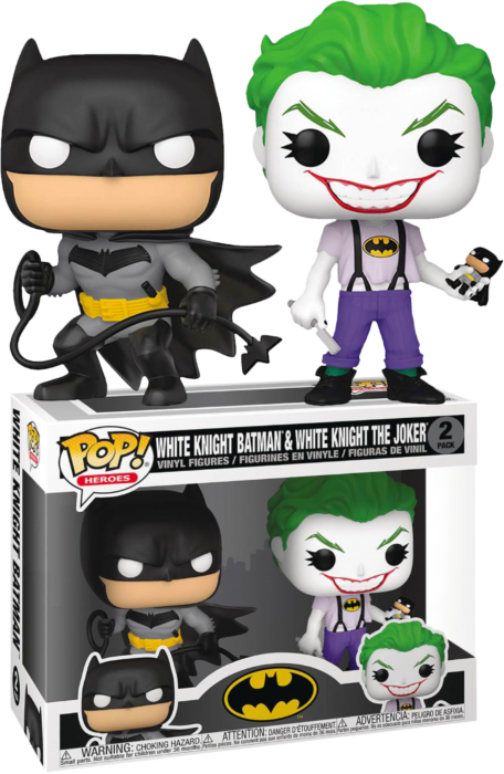 Funko Pop! Batman: White Knight - Batman & The Joker - 2-Pack - The Amazing Collectables