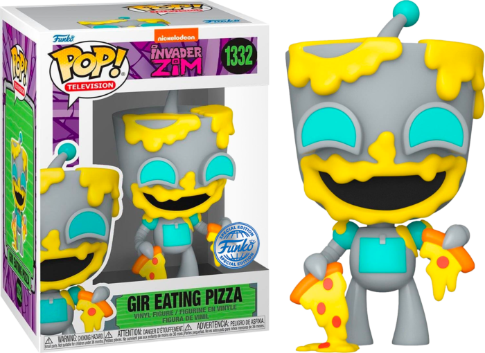 Funko Pop! Invader Zim - GIR Eating Pizza